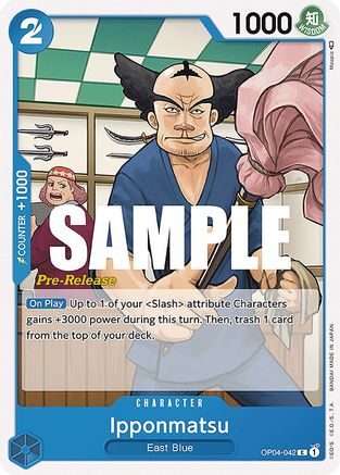Image of Ipponmatsu (OP04-042) - Kingdoms of Intrigue Pre-Release Cards
