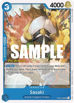 Image of Sasaki (OP04-048) - Kingdoms of Intrigue Pre-Release Cards