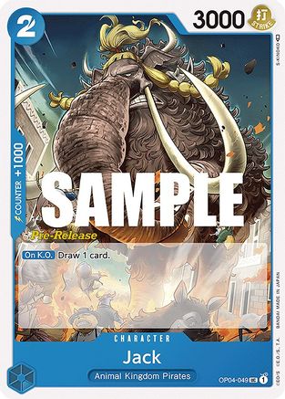 Image of Jack (OP04-049) - Kingdoms of Intrigue Pre-Release Cards