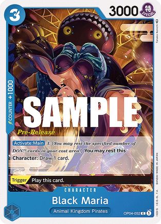 Image of Black Maria (OP04-052) - Kingdoms of Intrigue Pre-Release Cards