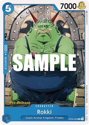 Image of Rokki (OP04-054) - Kingdoms of Intrigue Pre-Release Cards