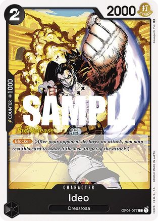 Image of Ideo (OP04-077) - Kingdoms of Intrigue Pre-Release Cards