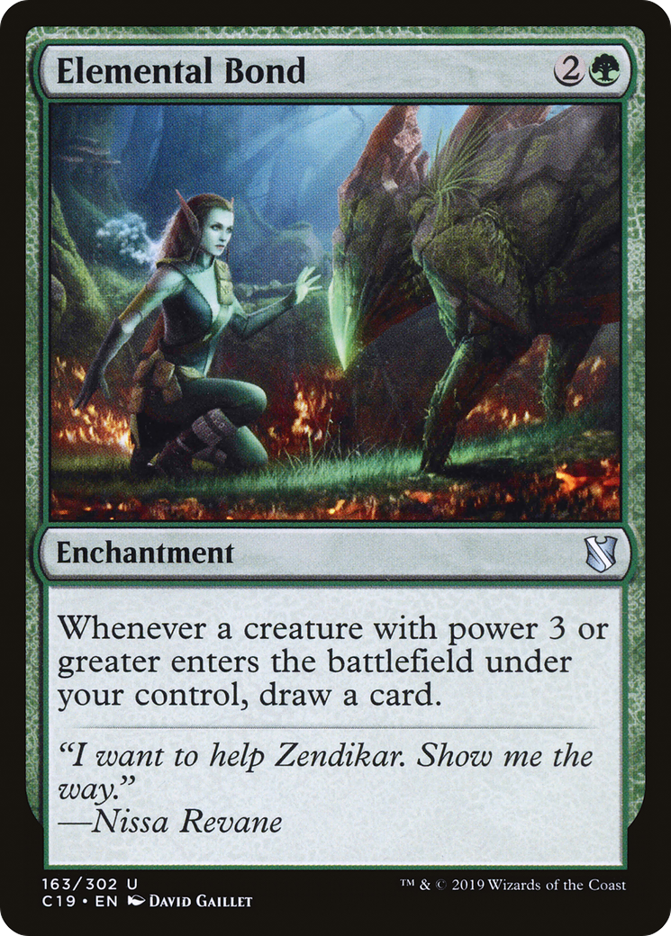 Image of Elemental Bond (C19-163) - Commander 2019
