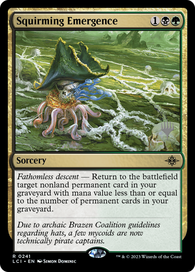 Image of Squirming Emergence (PPLCI-241) - The Lost Caverns of Ixalan Promos Foil