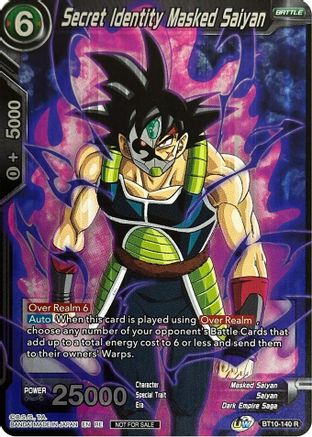 Image of Secret Identity Masked Saiyan (Championship Selection Pack 2023 Vol.3) (BT10-140) - Tournament Promotion Cards Foil
