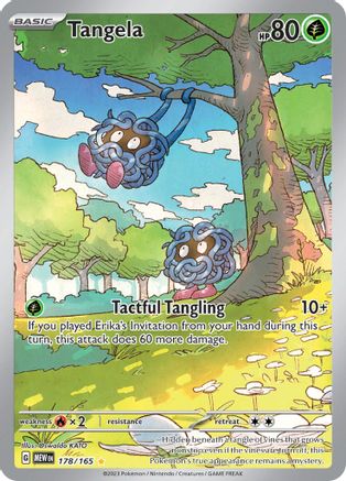 Image of Tangela 178/165  - Holofoil SV Scarlet & Violet 151 - Illustration Rare