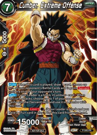 Image of Cumber, Extreme Offense (Championship Selection Pack 2023 Vol.3) (Gold-Stamped) (P-545) - Tournament Promotion Cards Foil