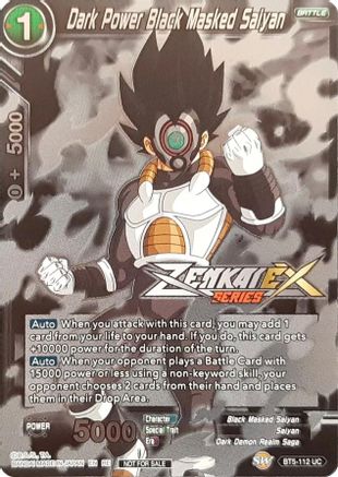 Image of Dark Power Black Masked Saiyan (Event Pack 13) (BT5-112) - Tournament Promotion Cards Foil