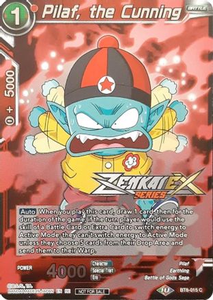 Image of Pilaf, the Cunning (Event Pack 13) (BT8-015) - Tournament Promotion Cards Foil