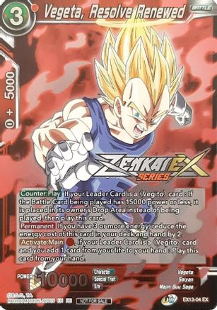 Image of Vegeta, Resolve Renewed (Event Pack 13) (EX13-04) - Tournament Promotion Cards Foil