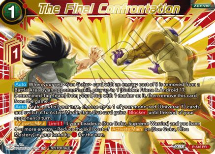 Image of The Final Confrontation (Championship Z Extra Card Pack 2023) (Gold-Stamped) (P-546) - Tournament Promotion Cards Foil