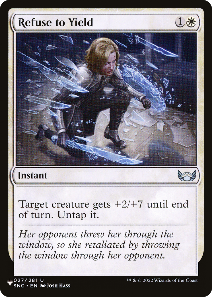 Image of Refuse to Yield (LIST-SNC-27) - The List
