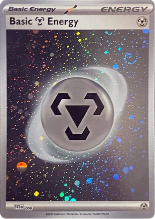 Image of Basic Metal Energy (Cosmos Holo) 008  - Holofoil SVE Scarlet & Violet Energies - Common