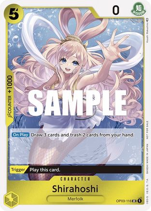 Image of Shirahoshi (Dash Pack) (OP03-116) - Kingdoms of Intrigue Foil