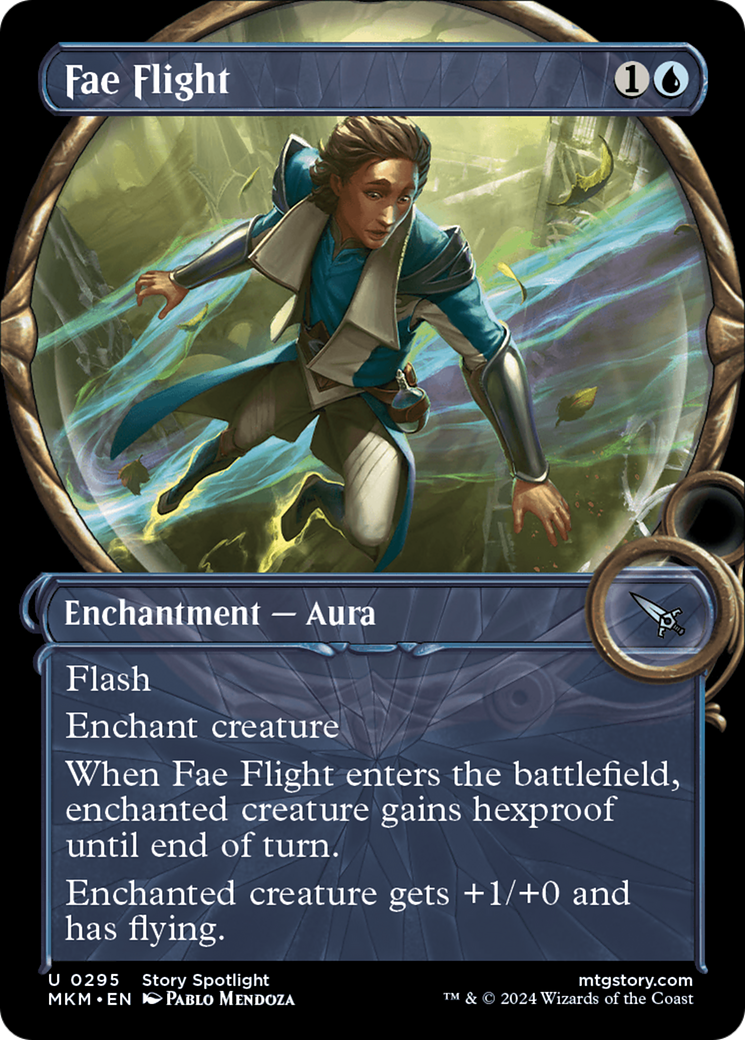 Image of Fae Flight (Showcase) (MKM-295) - Murders at Karlov Manor: (Showcase) Foil