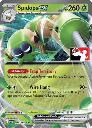 Image of Spidops ex 019/198  - Holofoil Prize Pack Series Cards - Double Rare