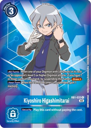 Image of Kiyoshiro Higashimitarai (Resurgence Booster Box Promotion Pack) (RB1-033) - Resurgence Booster Foil