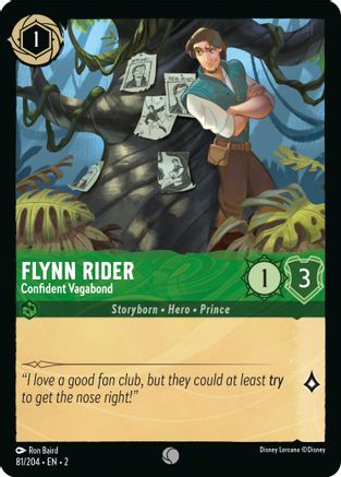 Image of Flynn Rider - Confident Vagabond (81/204) - Rise of the Floodborn
