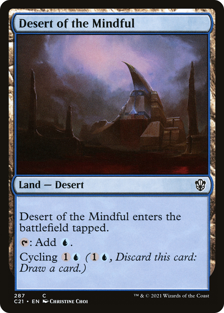 Image of Desert of the Mindful (C21-287) - Commander 2021