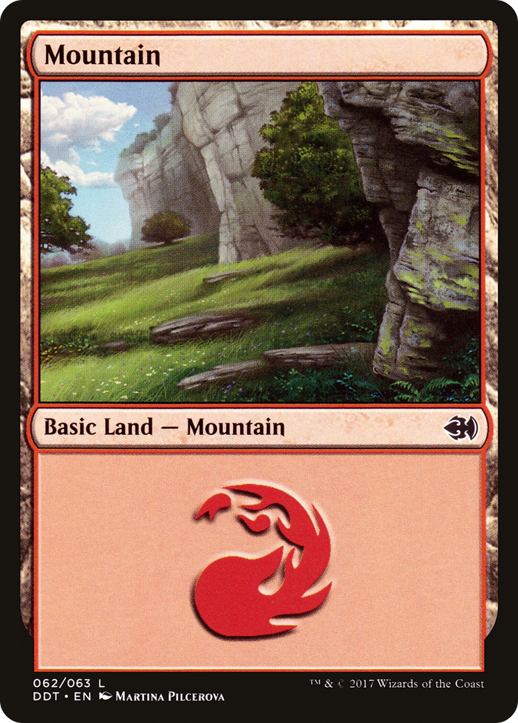 Image of Mountain (62) (DDT-062) - Duel Decks: Merfolk vs. Goblins