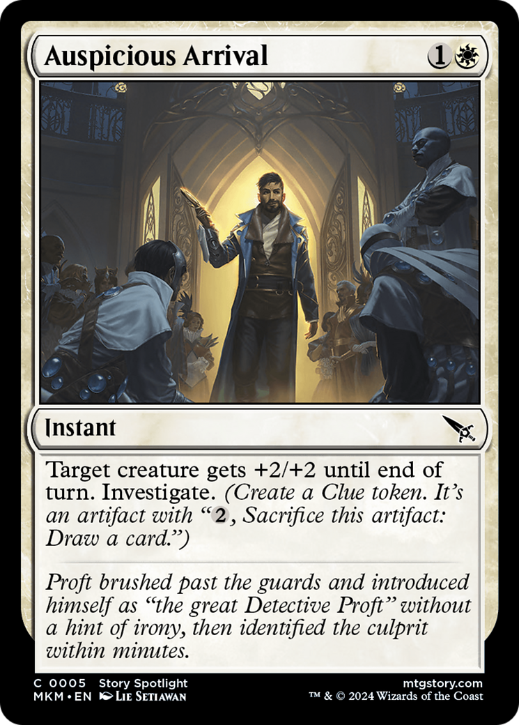 Image of Auspicious Arrival (MKM-005) - Murders at Karlov Manor