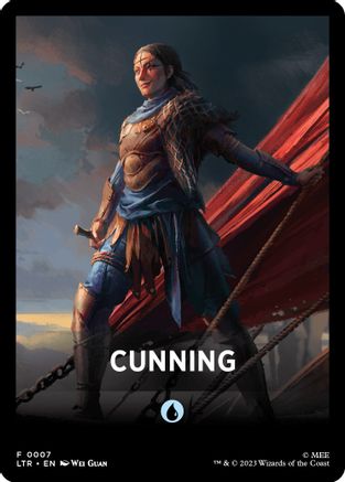 Image of Cunning Theme Card (LTR-007) - The Lord of the Rings: Tales of Middle-earth