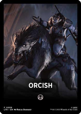 Image of Orcish Theme Card (LTR-008) - The Lord of the Rings: Tales of Middle-earth