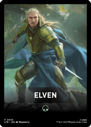 Image of Elven Theme Card (LTR-010) - The Lord of the Rings: Tales of Middle-earth