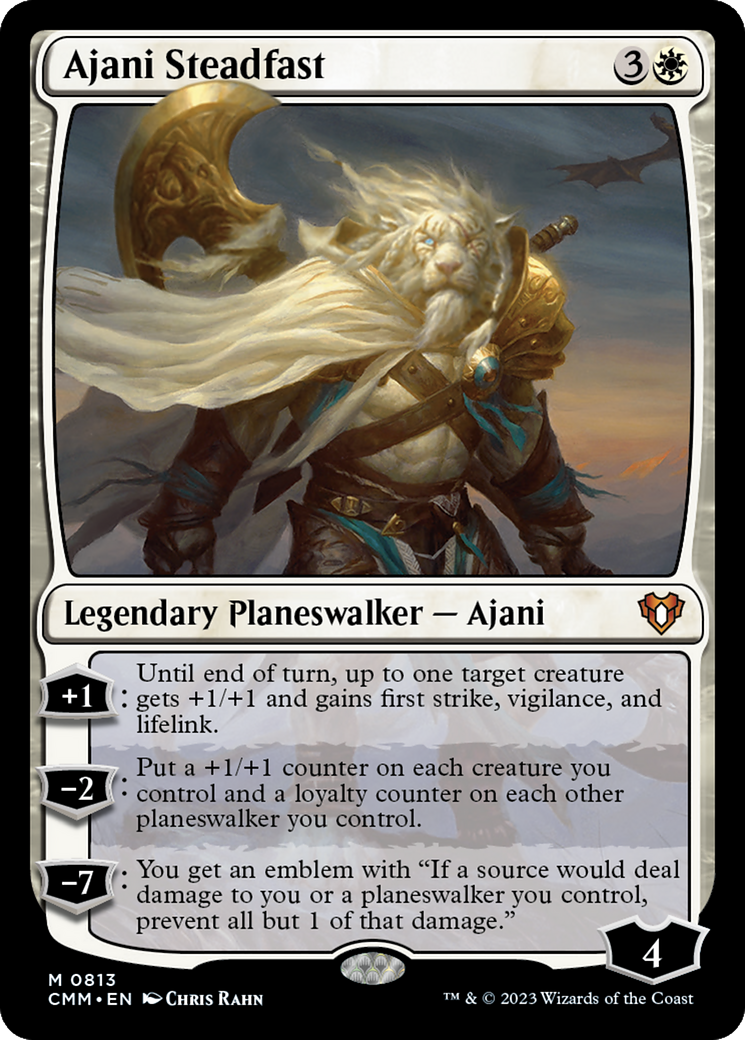 Image of Ajani Steadfast (CMM-813) - Commander Masters