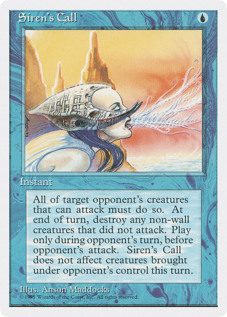 Image of Siren's Call (4ED-101) - Fourth Edition