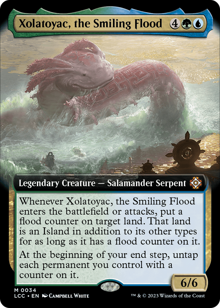 Image of Xolatoyac, the Smiling Flood (Extended Art) (LCC-034) - The Lost Caverns of Ixalan Commander: (Extended Art)