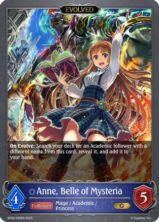 Image of Anne, Belle of Mysteria (Evolved) (BP02-039EN) - BP02 Reign of Bahamut