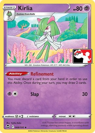 Image of Kirlia 068/195  Prize Pack Series Cards - Uncommon