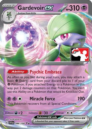 Image of Gardevoir ex 086/198  - Holofoil Prize Pack Series Cards - Ultra Rare