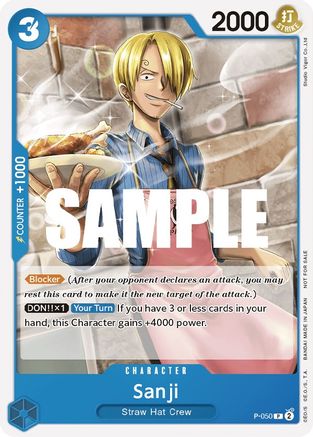 Image of Sanji (Sealed Battle Kit Vol. 1) (P-050) - One Piece Promotion Cards