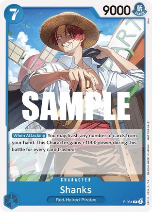 Image of Shanks (Sealed Battle Kit Vol. 1) (P-051) - One Piece Promotion Cards