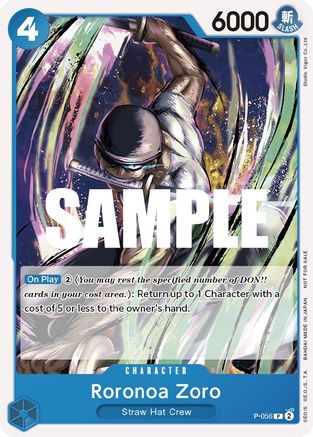 Image of Roronoa Zoro (Sealed Battle Kit Vol. 1) (P-056) - One Piece Promotion Cards