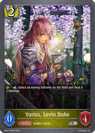 Image of Yurius, Levin Duke - P09EN (Foil) (BP02-P09EN) - BP02 Reign of Bahamut