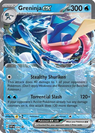 Image of Greninja ex 054  - Holofoil SV Scarlet & Violet Promo Cards - Promo