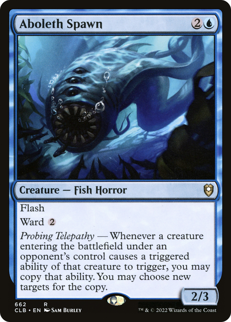 Image of Aboleth Spawn (CLB-662) - Commander Legends: Battle for Baldur's Gate