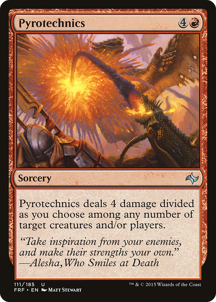 Image of Pyrotechnics (FRF-111) - Fate Reforged Foil