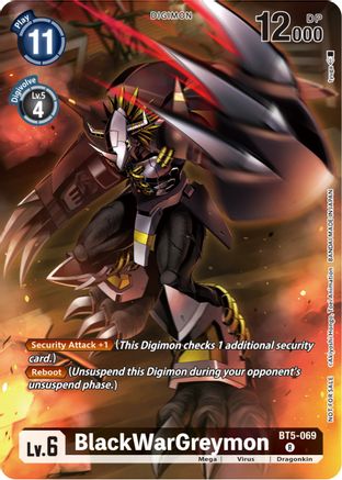 Image of BlackWarGreymon (Tamer Party Pack -The Beginning-) (BT5-069) - Battle of Omni Foil