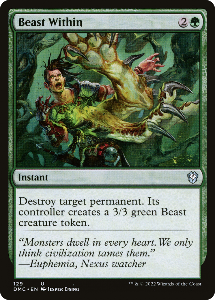 Image of Beast Within (DMC-129) - Dominaria United Commander