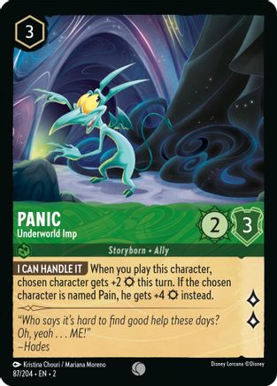 Image of Panic - Underworld Imp (87/204) - Rise of the Floodborn