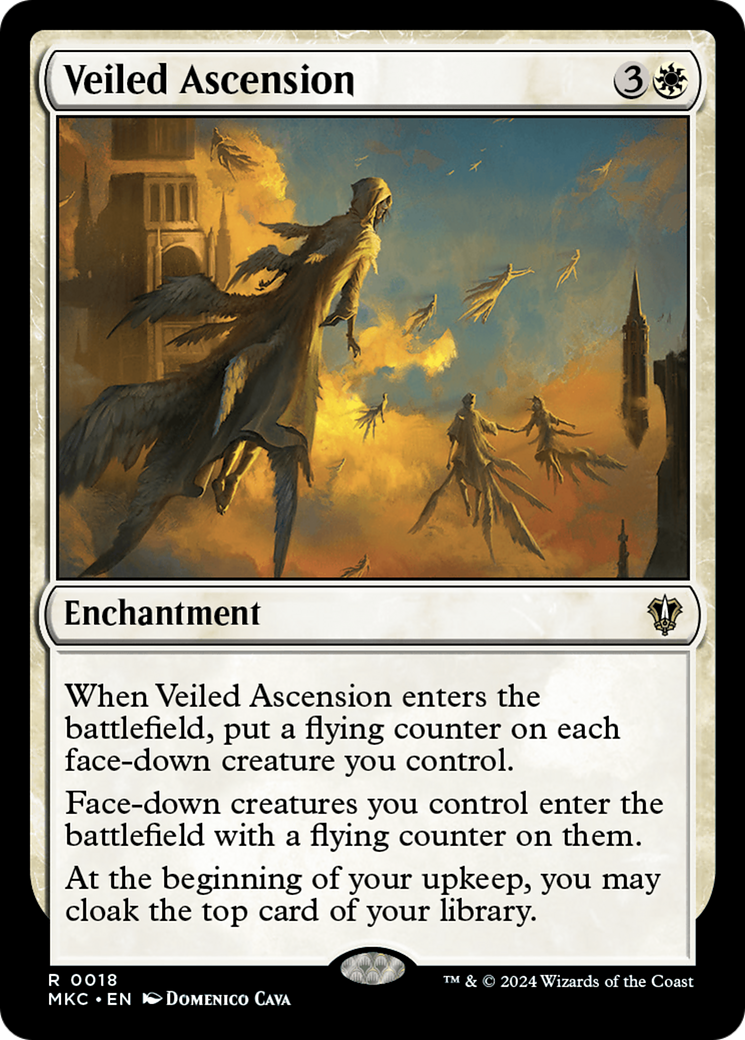 Image of Veiled Ascension (MKC-018) - Murders at Karlov Manor Commander