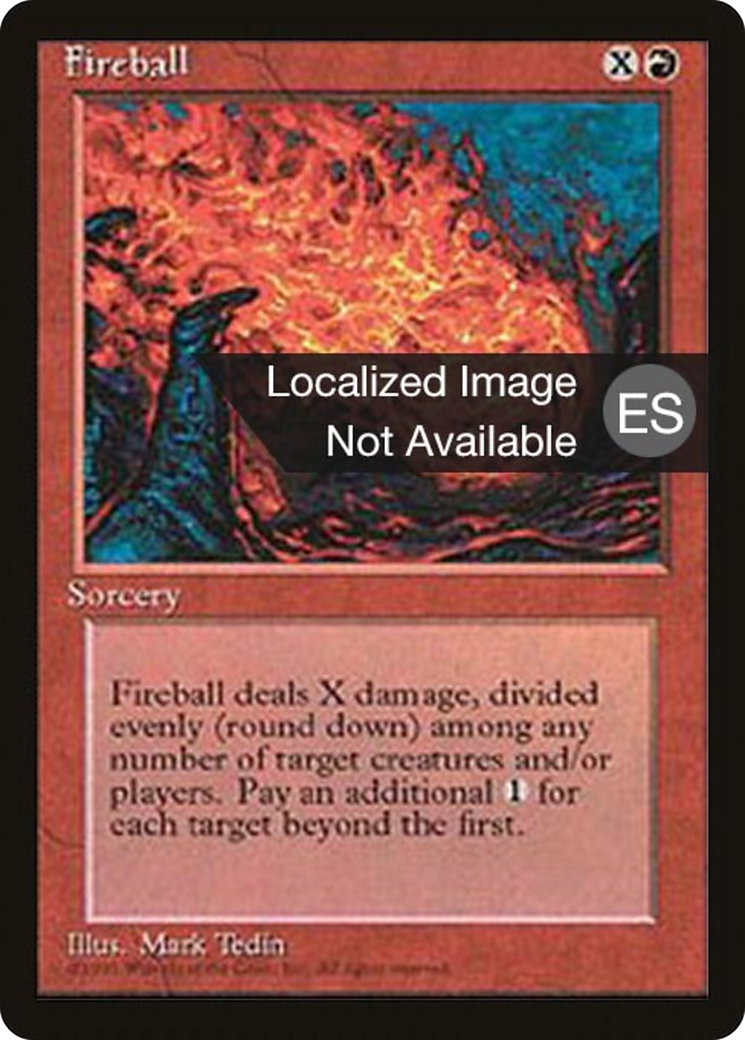 Image of Fireball (4BB-210) - Fourth Edition Foreign Black Border