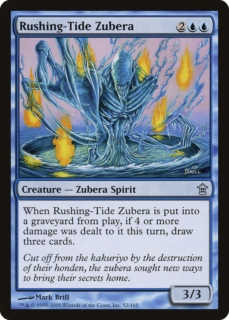 Image of Rushing-Tide Zubera (SOK-052) - Saviors of Kamigawa Foil