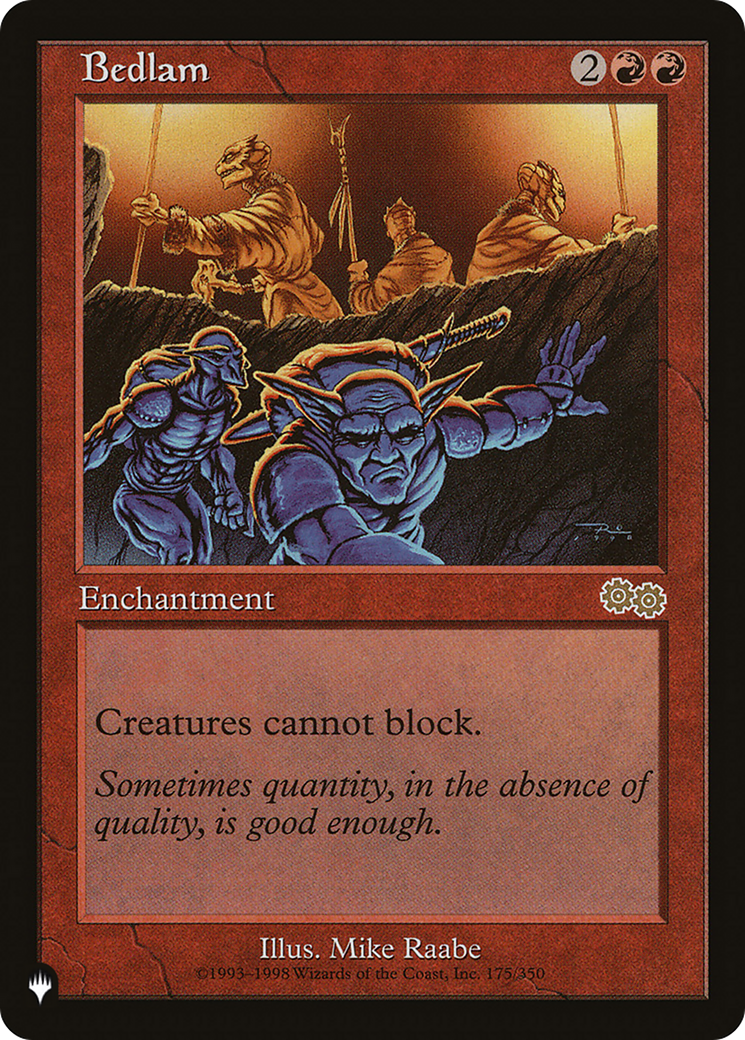 Image of Bedlam (LIST-175/350) - The List