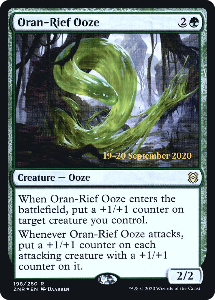 Image of Oran-Rief Ooze (PRE-198) - Zendikar Rising Promos Foil