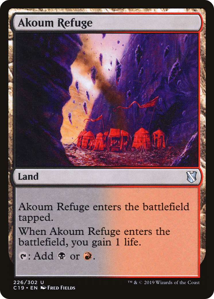 Image of Akoum Refuge (C19-226) - Commander 2019